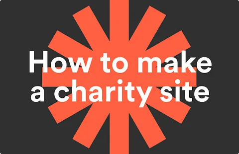 How to make a charity site
