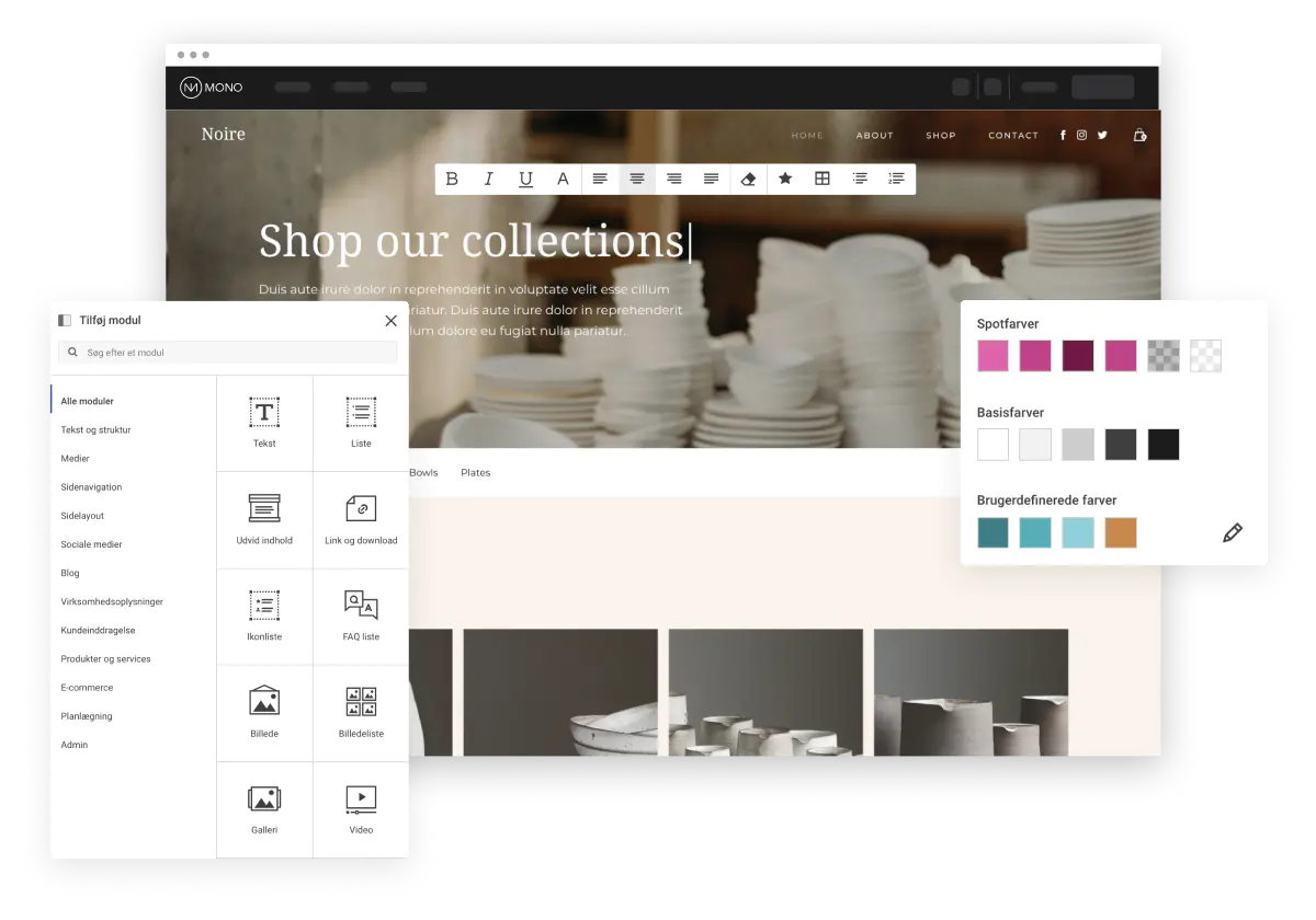 Building a site